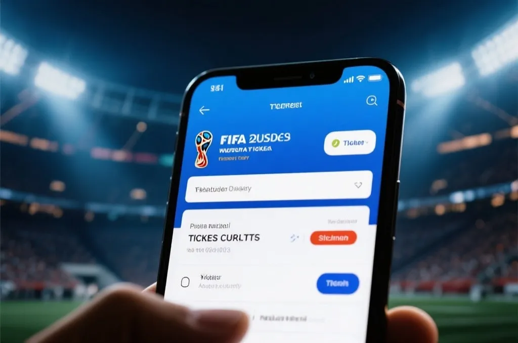 FIFA世界杯门票销售界面